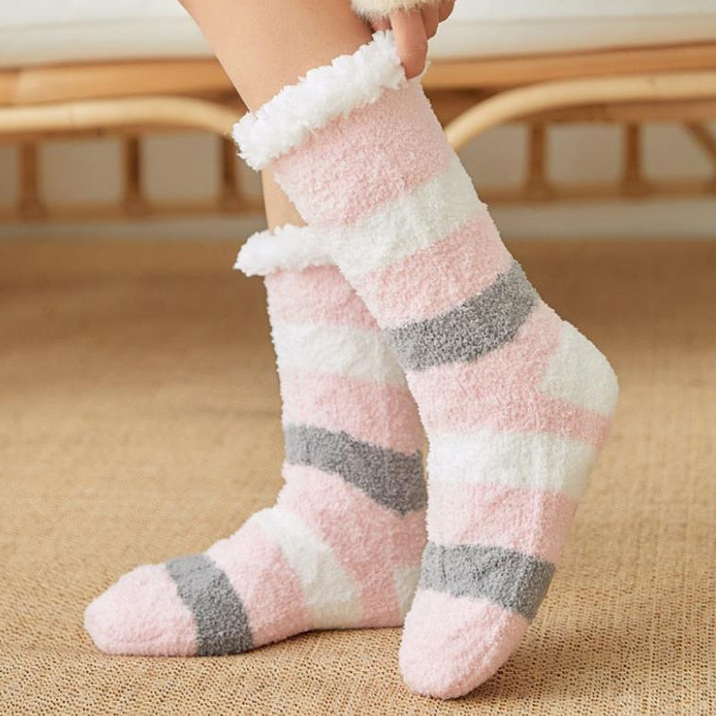 COZY WINTER COTTON SOCKS