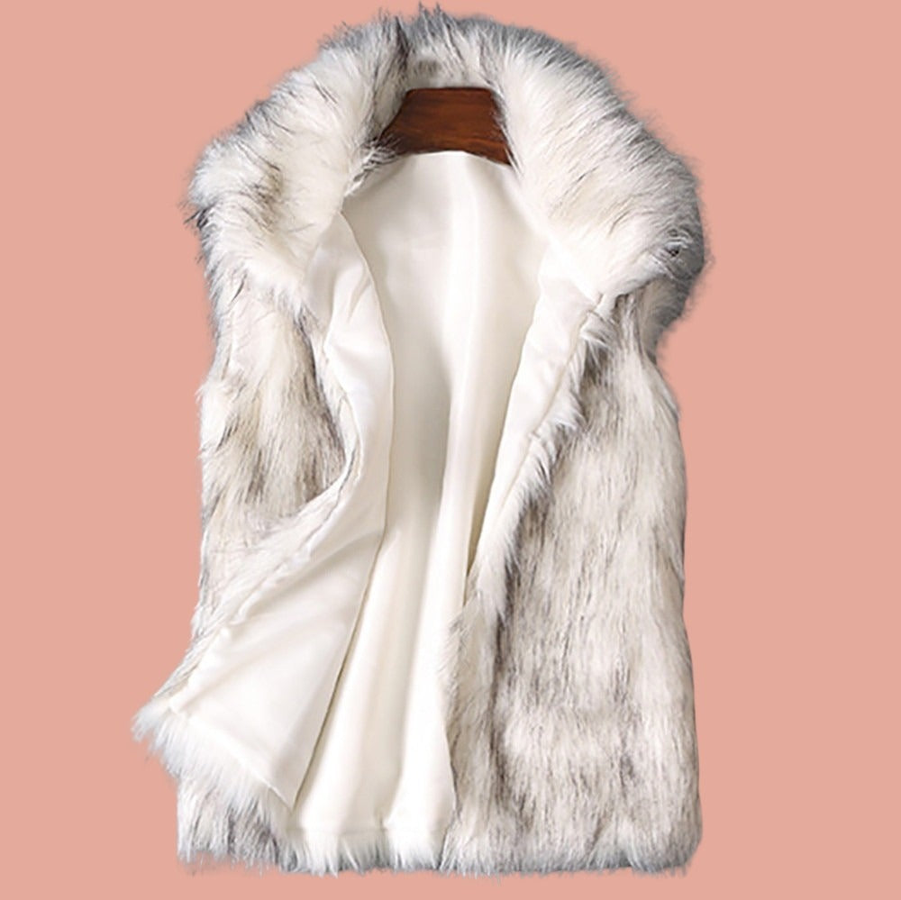 Fur Vest Coat