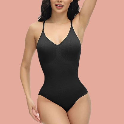 V Neck  Bodysuit